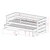 SENSO 80x200 cotton double trundle bed Lano Furniture