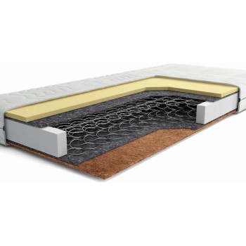 POLLO 180x200 medium-firm 15 cm bonell spring thermoelastic mattress with coconut Lano Furniture