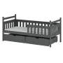 EMMA 80x200 graphite children's bed Lano Furniture