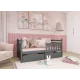 EMMA 80x200 graphite childrens bed Lano Furniture