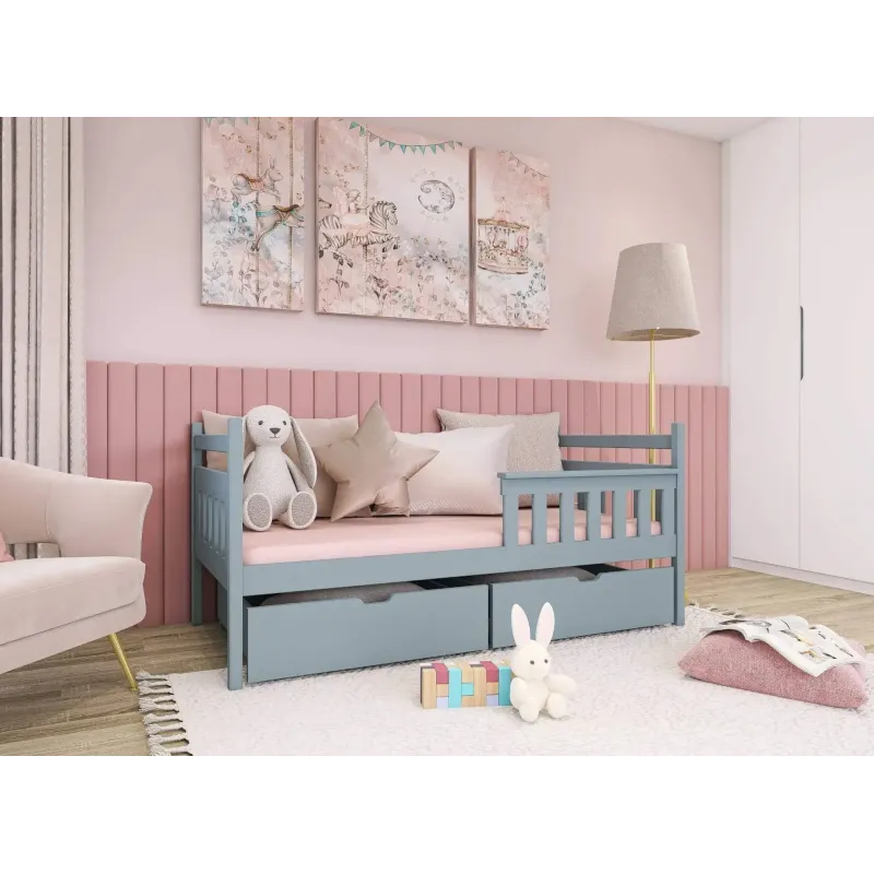 EMMA 80x160 grey childrens bed Lano Furniture