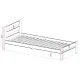 NELA 80x180 graphite childrens bed Lano Furniture NELA 80x180 graphite childrens bed Lano Furniture