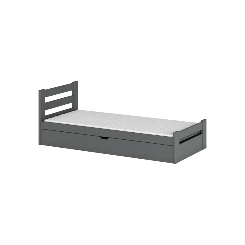 NELA 80x200 graphite childrens bed Lano Furniture