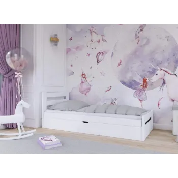 NELA 90x200 graphite children's bed Lano Furniture