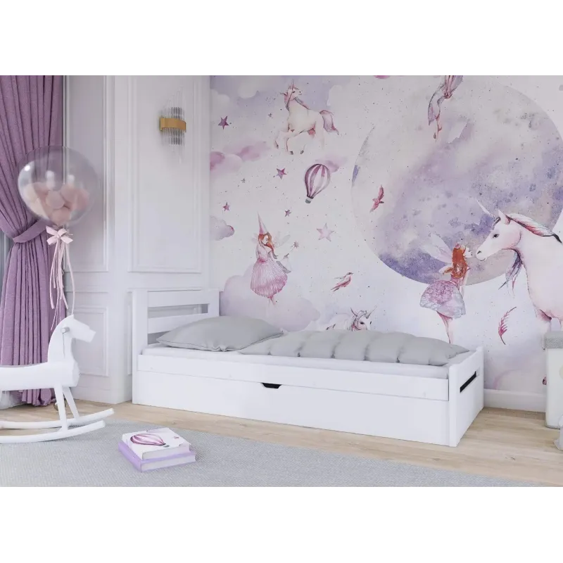 NELA 80x200 grey childrens bed Lano Furniture
