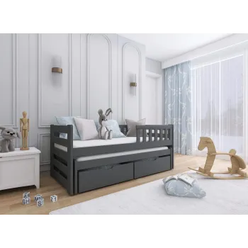 BOLKO 90x200 graphite bunk bed Lano Furniture