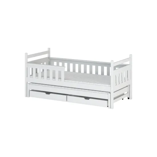 DOMINIK 80x180 white bunk bed Lano Furniture