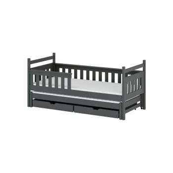 DOMINIK 80x160 graphite bunk bed Lano Furniture