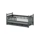 DOMINIK 80x200 graphite bunk bed Lano Furniture