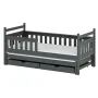 DOMINIK 80x200 graphite bunk bed Lano Furniture