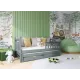DOMINIK 80x200 graphite bunk bed Lano Furniture