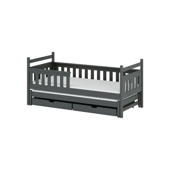 DOMINIK 90x190 graphite bunk bed Lano Furniture DOMINIK 90x190 graphite bunk bed Lano Furniture