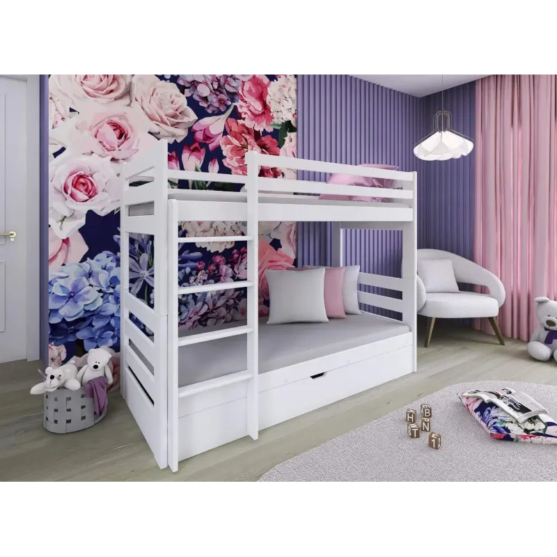 AYA 80x200 white bunk bed Lano Furniture