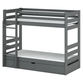 AYA 80x200 graphite bunk bed Lano Furniture