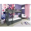 AYA 80x200 graphite bunk bed Lano Furniture