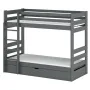 AYA 90x190 graphite bunk bed Lano Furniture