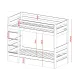 AYA 90x190 graphite bunk bed Lano Furniture AYA 90x190 graphite bunk bed Lano Furniture
