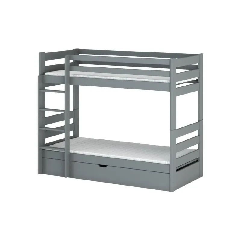 AYA 80x180 grey bunk bed Lano Furniture