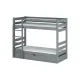 AYA 80x200 grey bunk bed Lano Furniture AYA 80x200 grey bunk bed Lano Furniture