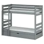 AYA 80x200 grey bunk bed Lano Furniture