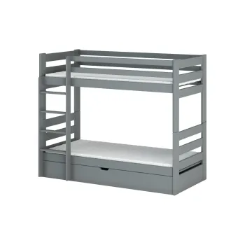 AYA 90x200 grey bunk bed Lano Furniture