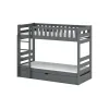 FOCUS 90x190 graphite bunk bed Lano Furniture
