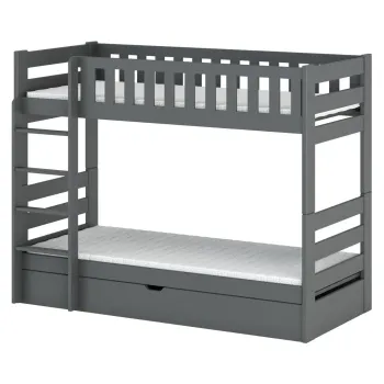 FOCUS 90x190 graphite bunk bed Lano Furniture