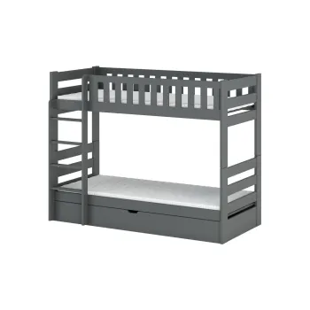 FOCUS 90x190 graphite bunk bed Lano Furniture