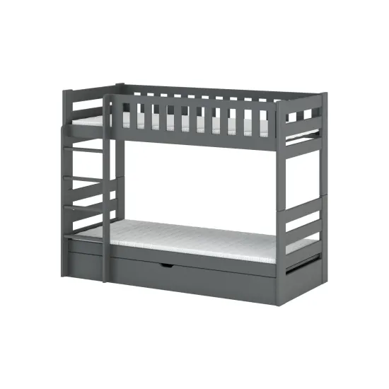 FOCUS 90x190 graphite bunk bed Lano Furniture FOCUS 90x190 graphite bunk bed Lano Furniture