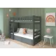 FOCUS 90x200 graphite bunk bed Lano Furniture