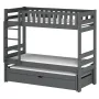 HARVEY 80x200 graphite bunk bed Lano Furniture