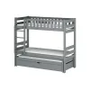 HARVEY 80x180 grey bunk bed Lano Furniture
