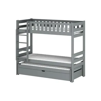HARVEY 90x200 grey bunk bed Lano Furniture