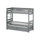 HARVEY 90x200 grey bunk bed Lano Furniture HARVEY 90x200 grey bunk bed Lano Furniture