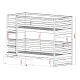 LOFT 80x160 white bunk bed Lano Furniture LOFT 80x160 white bunk bed Lano Furniture