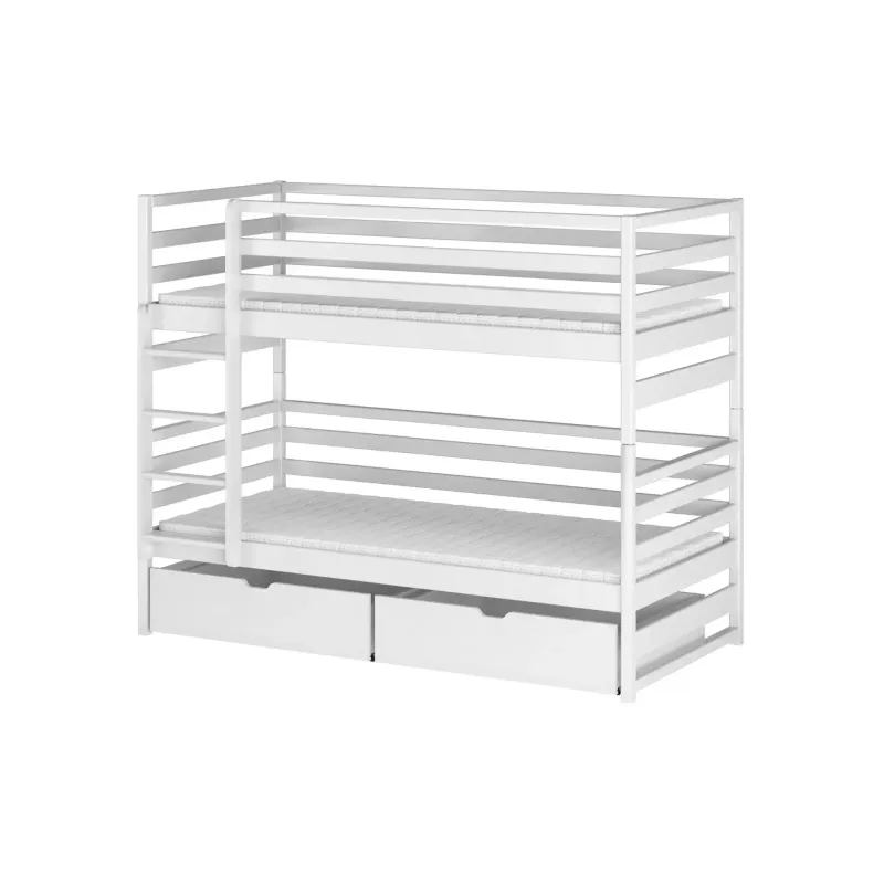 LOFT 80x180 white bunk bed Lano Furniture