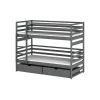 LOFT 80x180 graphite bunk bed Lano Furniture