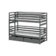 LOFT 80x180 graphite bunk bed Lano Furniture LOFT 80x180 graphite bunk bed Lano Furniture
