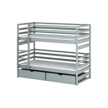 LOFT 80x160 grey bunk bed Lano Furniture