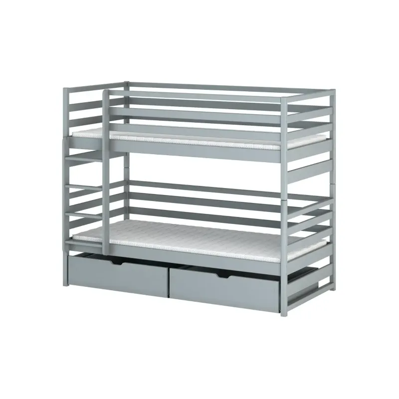 LOFT 80x160 grey bunk bed Lano Furniture