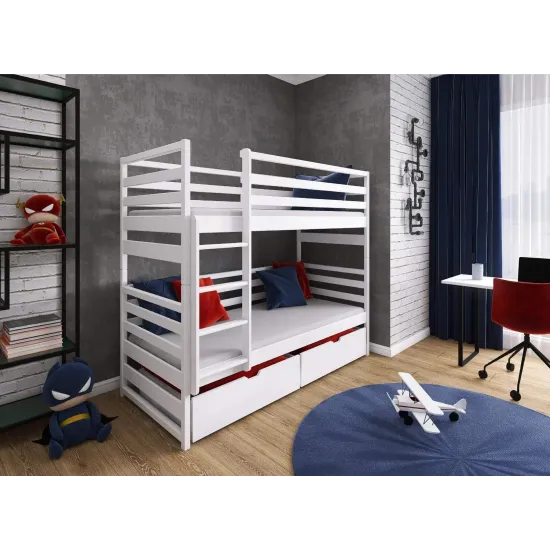 LOFT 80x160 grey bunk bed Lano Furniture