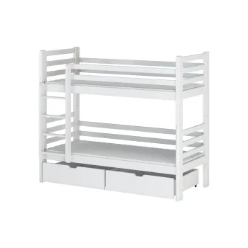 PATRYK 80x180 white bunk bed Lano Furniture