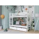 PATRYK 80x200 white bunk bed Lano Furniture PATRYK 80x200 white bunk bed Lano Furniture