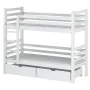 PATRYK 90x190 white bunk bed Lano Furniture