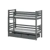 PATRYK 80x200 graphite bunk bed Lano Furniture