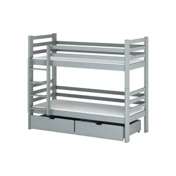 PATRYK 80x200 grey bunk bed Lano Furniture