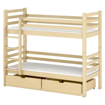 PATRYK 80x160 pine bunk bed Lano Furniture