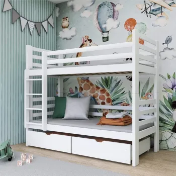 PATRYK 80x160 pine bunk bed Lano Furniture