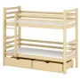 PATRYK 80x180 pine bunk bed Lano Furniture