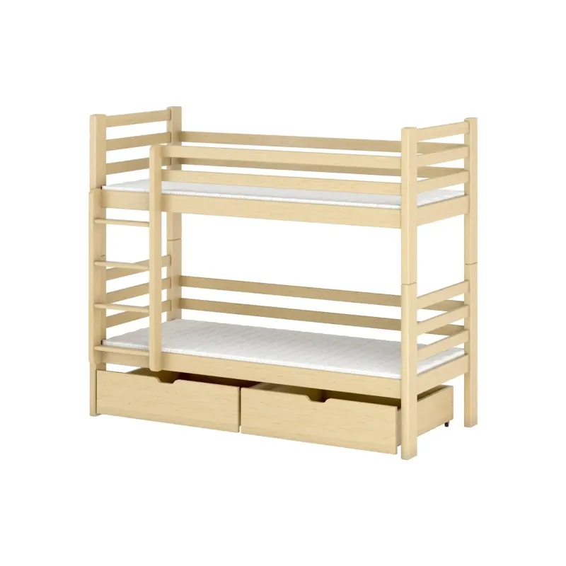 PATRYK 80x200 pine bunk bed Lano Furniture